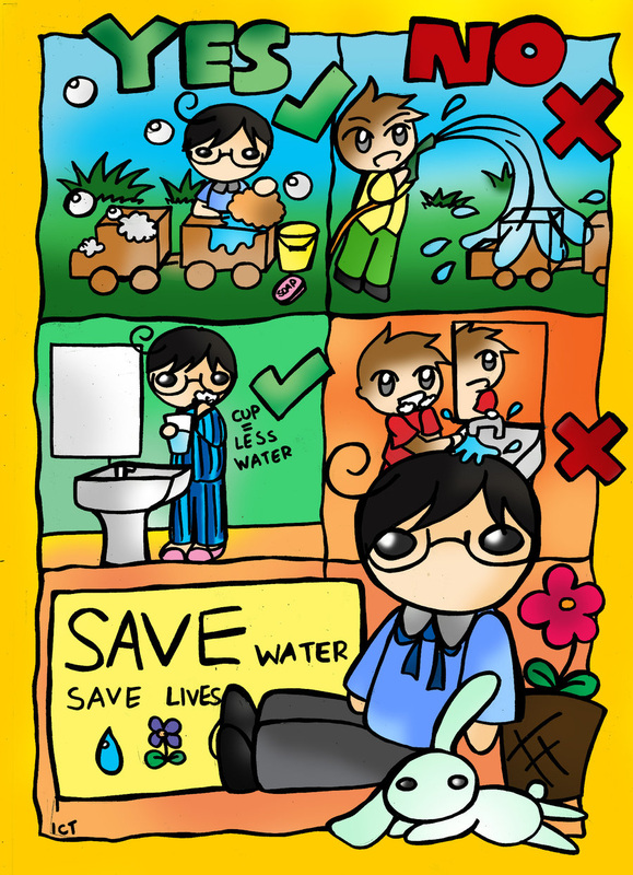 Pictures - how to save water